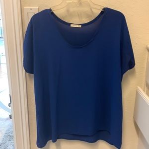 Poly blouse - drapes like silk blouse